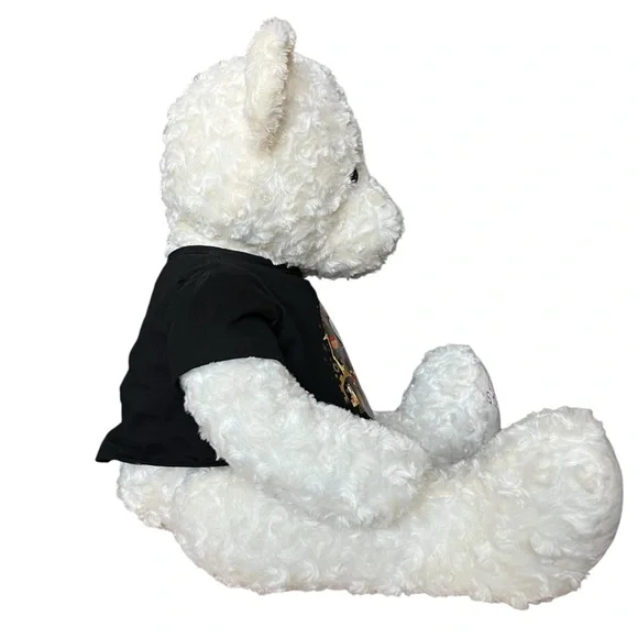 NEW FAO Schwarz Large Curly White Sitting Bear Plush - Return To Wonder - Picture 5 of 13